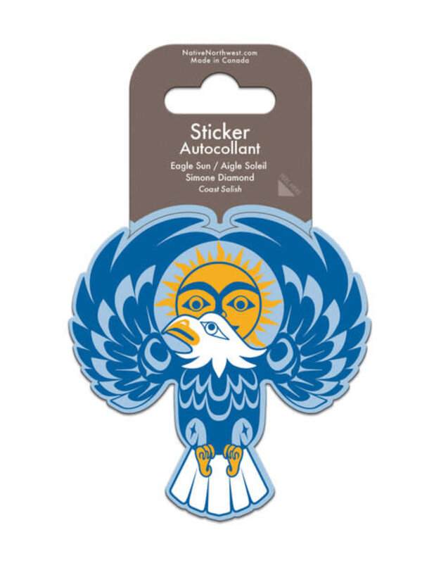 Sticker - Eagle Sun by Simone Diamond