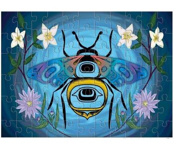 72 Piece Puzzle in Tin - Ap (Bumblebee) by  Carmen Redunante