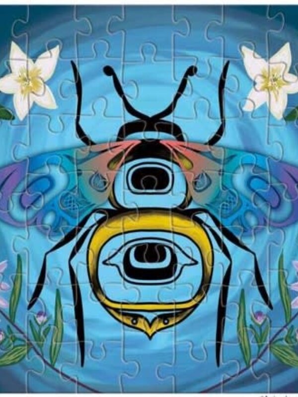 72 Piece Puzzle in Tin - Ap (Bumblebee) by  Carmen Redunante