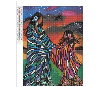 Diamond Art Kit Mother & Daughter Betty Albert