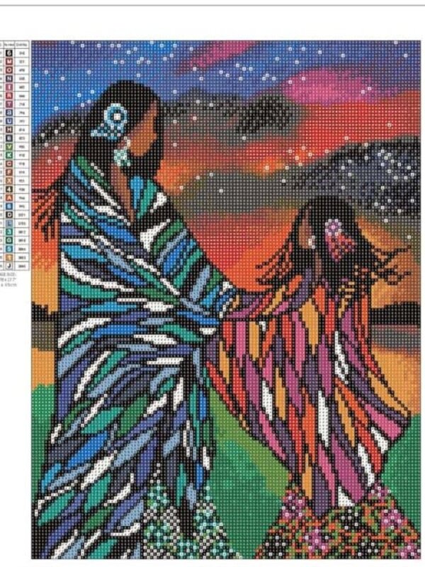 Diamond Art Kit Mother & Daughter Betty Albert