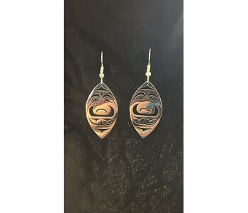 Stainless Earrings -Ovoid Petal by Andromeda Reece
