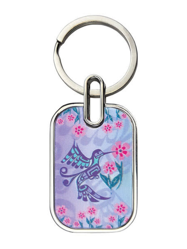 Lenticular Keychain - Hummingbird by Francis Dick