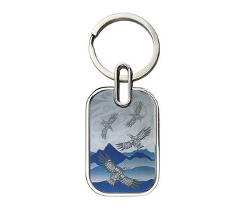 Lenticular Keychain - Soaring Eagle by Corey Bulpitt
