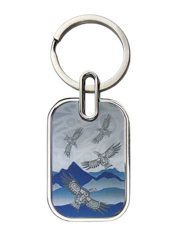 Lenticular Keychain - Soaring Eagle by Corey Bulpitt