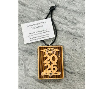 2026 Graduation Keepsake with Abalone by Corvina Designs