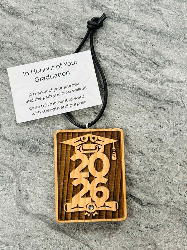 2026 Graduation Keepsake with Abalone by Corvina Designs