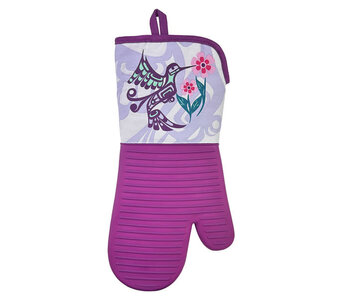 Silicone Oven Mitt - Hummingbird by Francis Dick