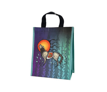 Eco Bag Small - Wolf (Ma'iingan by Storm Angeconeb