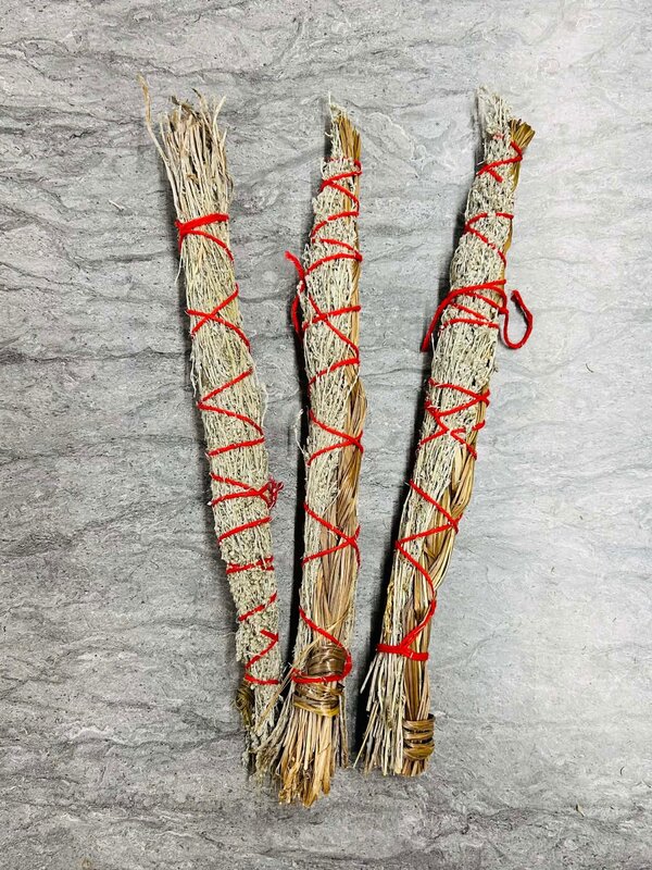 15" Sweetgrass & Sage Stick