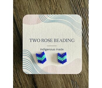 Beaded Stud Earrings by Jenn Carman