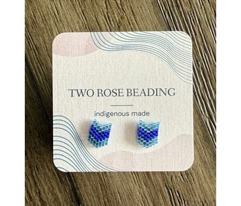 Beaded Stud Earrings by Jenn Carman