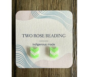 Beaded Stud Earrings by Jenn Carman