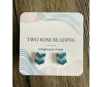 Beaded Stud Earrings by Jenn Carman
