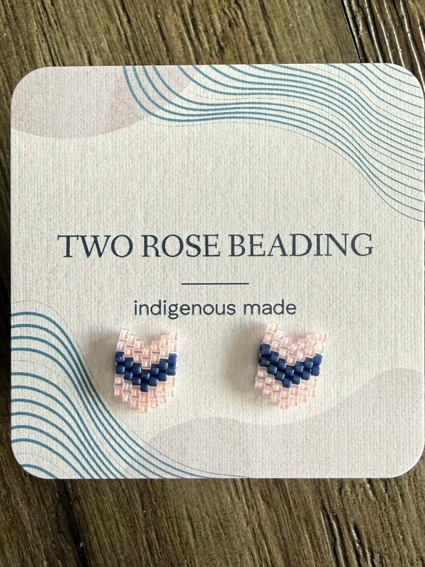 Beaded Stud Earrings by Jenn Carman