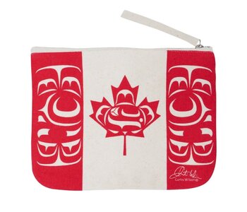Curtis Wilson Standing Together Cotton Zip Pouch