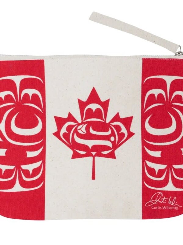 Curtis Wilson Standing Together Cotton Zip Pouch