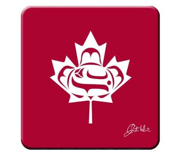 Curtis Wilson Standing Together Cork-Back Coaster