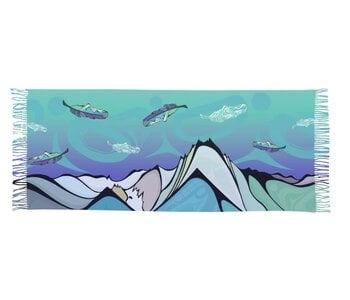 Eco Shawl Healing Feather by Michelle Stoney