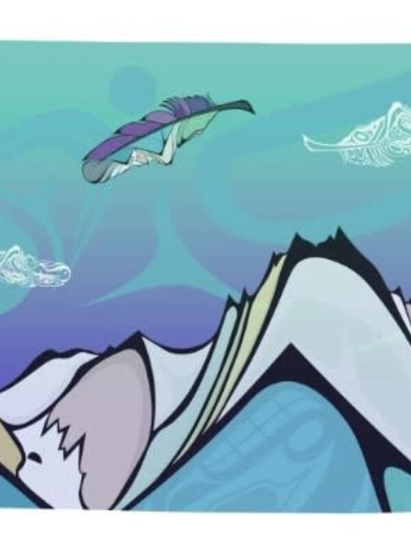 Eco Shawl Healing Feather by Michelle Stoney