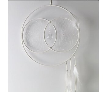 12" Double Dream Catcher- Tan