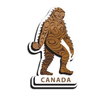 3D Magnet - Sasquatch (Canada) by Francis Horne Sr