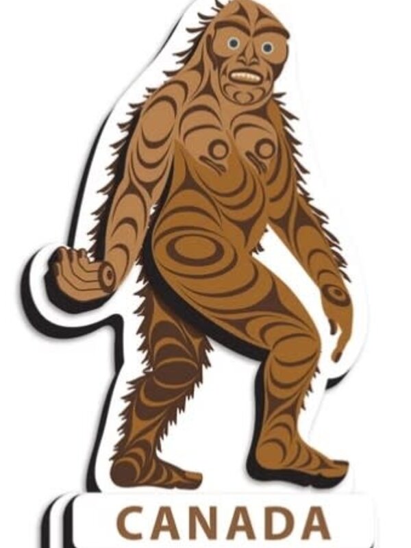 3D Magnet - Sasquatch (Canada) by Francis Horne Sr