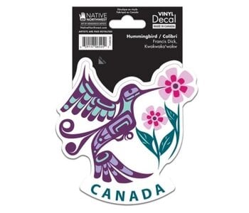 Premium Decal - Hummingbird (Canada) by Francis Dick