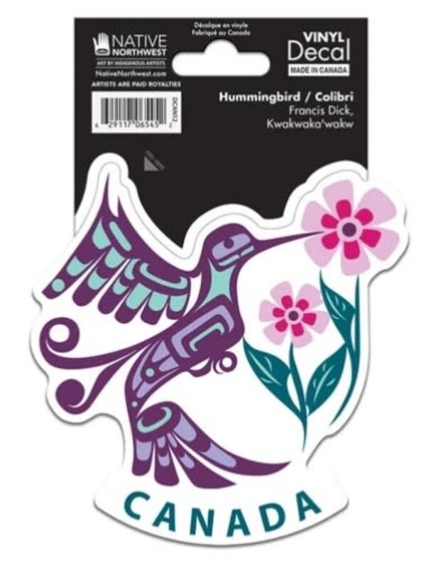 Premium Decal - Hummingbird (Canada) by Francis Dick