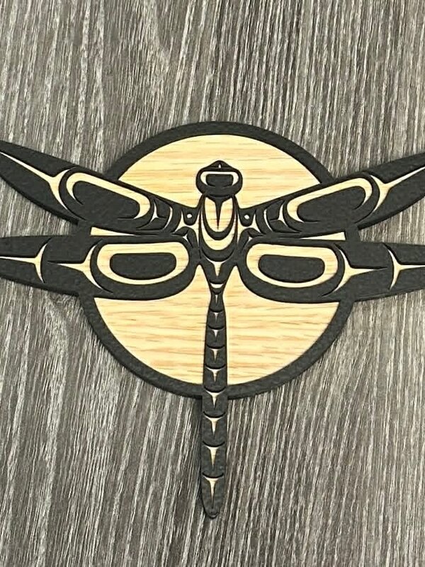 5" wall Plaque Dragonfly by Raven Wolden