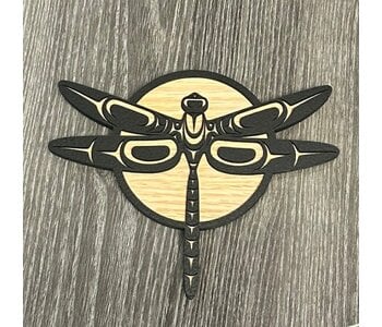 12" Wall Plaque Dragonfly by Raven Wolden