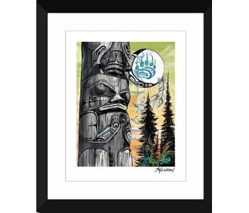 Limited Edition  Framed Art - Bear Clan by Karen Erickson