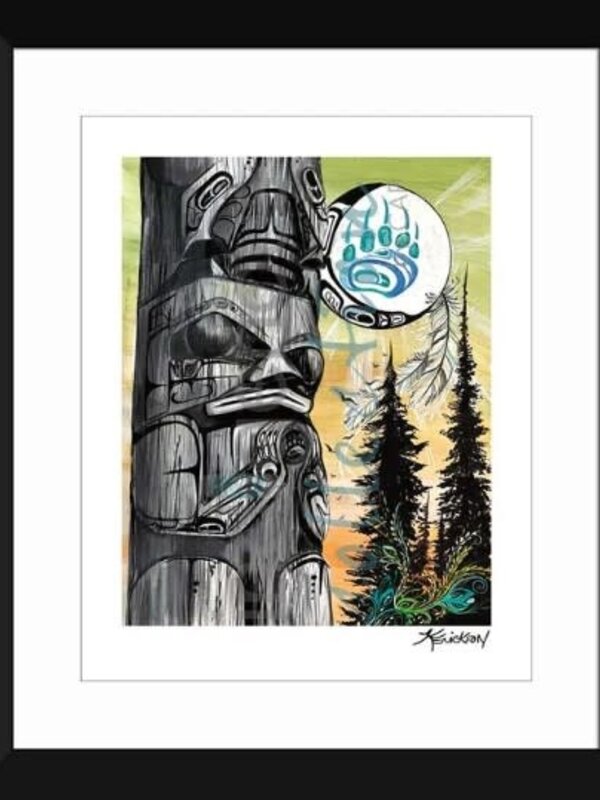 Limited Edition  Framed Art - Bear Clan by Karen Erickson