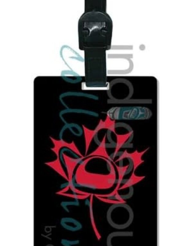 Luggage Tag Oh Canada by Angela Kimble