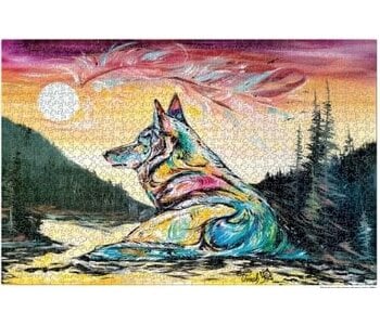1000 piece Puzzle Lone Wolf by Carla Joseph