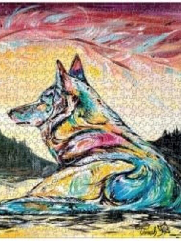 1000 piece Puzzle Lone Wolf by Carla Joseph