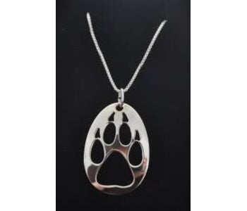 Wolf Paw Pendant by Nancy Dawson