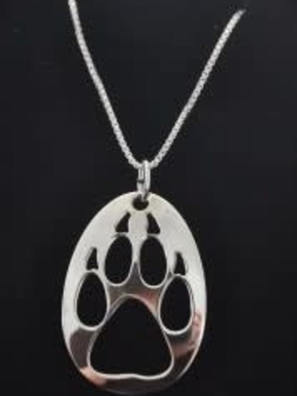 Wolf Paw Pendant by Nancy Dawson