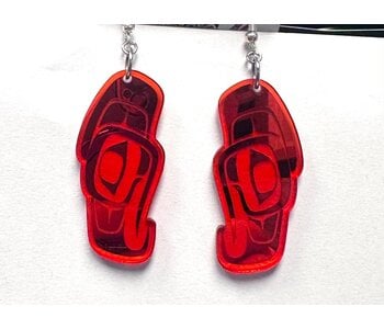 Thunderbird earrings by Gordon White