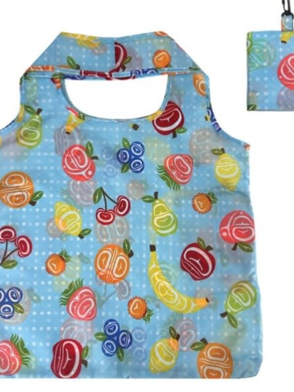Foldable Shopping Bag - Fruit Salad by Yasakw (Shelly Samuels)