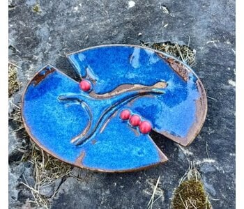 Pottery by Cynthia Robinson - Med Return of the Salmon Plate