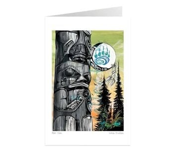 Art Card Bear Clan by Karen Erickson
