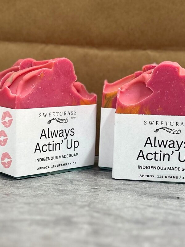4oz Soap - Always Actin' Up by Sweetgrass Soap
