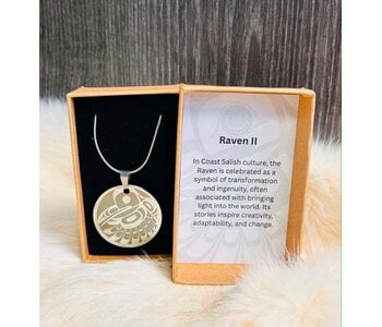 1.25" Raven II Pendant by Raven Wolden