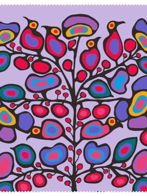 Norval Morrisseau Woodland Floral Microfibre Glass Cleaner