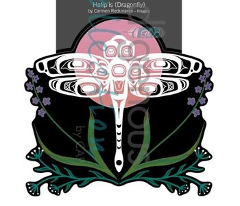 Vinyl Die-Cut Sticker Halip'is (Dragonfly) by Carmen Redunante