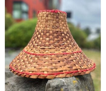 Hand Woven Traditional Cedar Hat by Lee Prevost