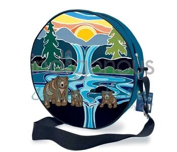 One Last Swim Drum Bag 17" by  Shelley Davies