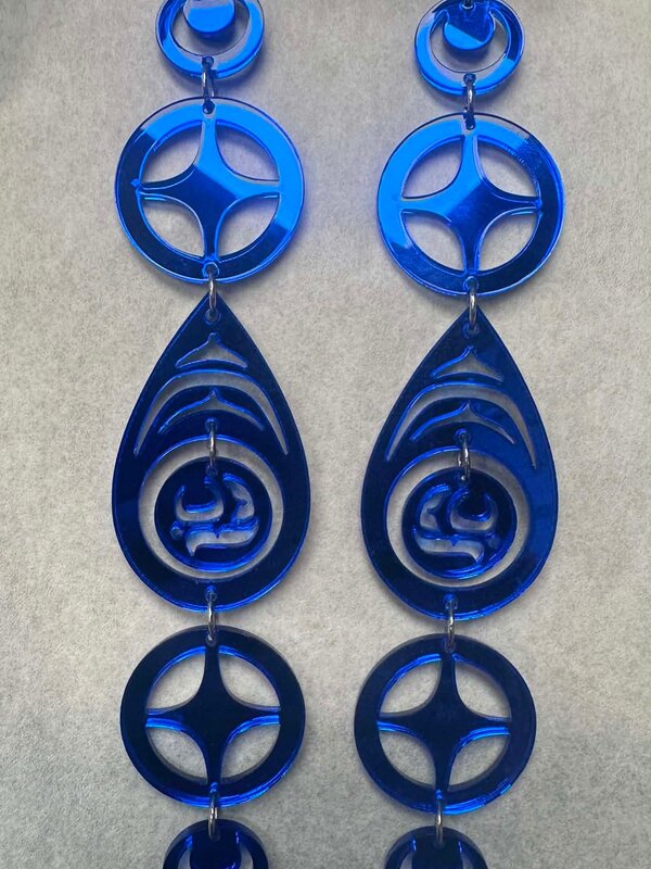 7" Cobalt Ravens Treasure by Andromeda Reece