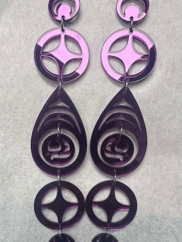 7" Purple Ravens Treasure by Andromeda Reece